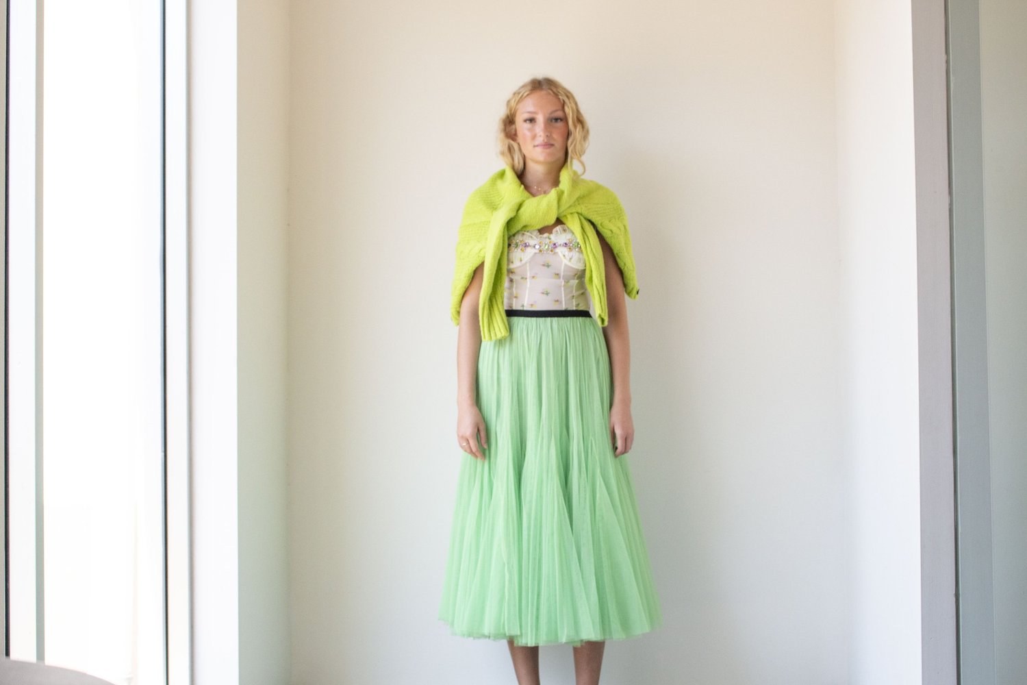 Mint Green Tulle Skirt — Wiki Wang Fashion Apparel