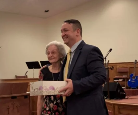Marie Brinson presented gift for 70 years of faithful ministry as pianist/organist