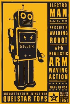 Original Toy Poster by John Golden