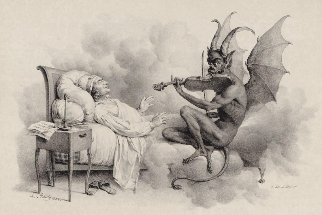 "Tartini's Dream," by Louis-Leopold Boilly 