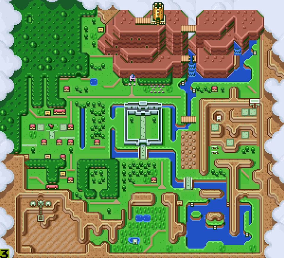 SNES Zelda Map - Me: You think they hold music festivals in Hyrule? You: I wish