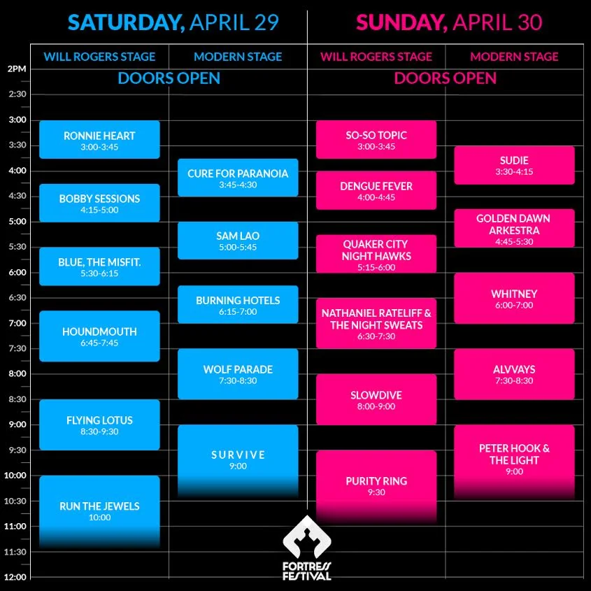 Image courtesy Fortress Festival - Hey you. Yes, you! This is your cue to save this image to your smart phone