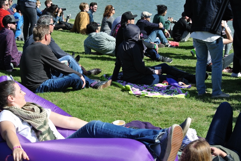 Fortress Festival-goers on The Modern lawn - Photo Credit: Prewitt Scott-Jackson