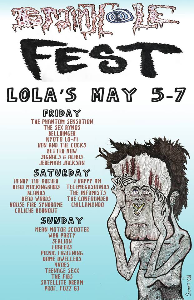 Brainhole Fest show poster - Image via Brainhole Fest FB Event Page