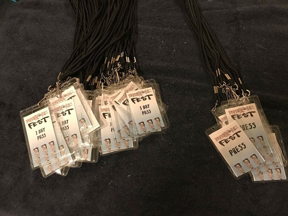 Pick up your 3-day pass when doors open Friday night at Lola's - Photo via Brainhole Fest FB Event Page