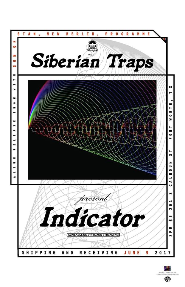 Radness gig poster for the album release show - Poster Design by Tony Ferraro 