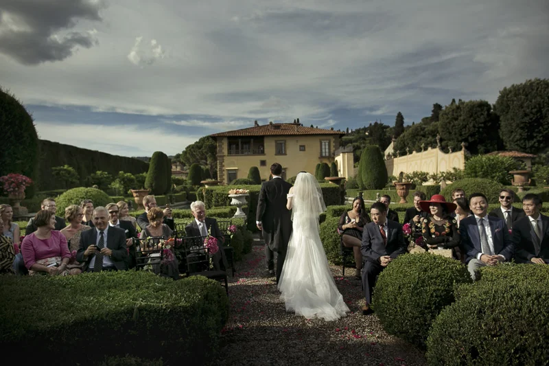savvyeventstudio.com | Wedding Ceremony at Villa Gamberaia and St. Regis Hotel Reception | Florence Italy Weddings | Savvy Event Studio