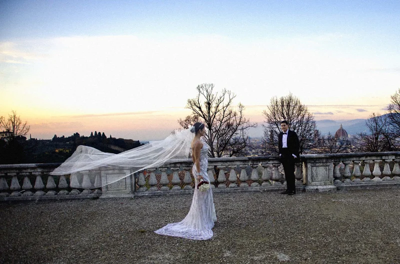 savvyeventstudio.com | Wedding Ceremony at Villa la Vedetta in Italy | Weddings at St Regis Hotel in Florence | Savvy Event Studio | Event Planners in Italy