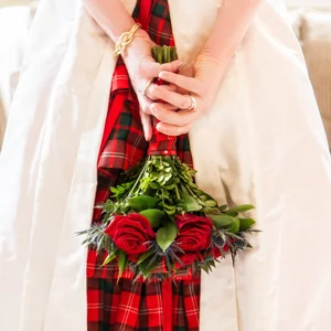 Hand woven 'Harris' tartan insert