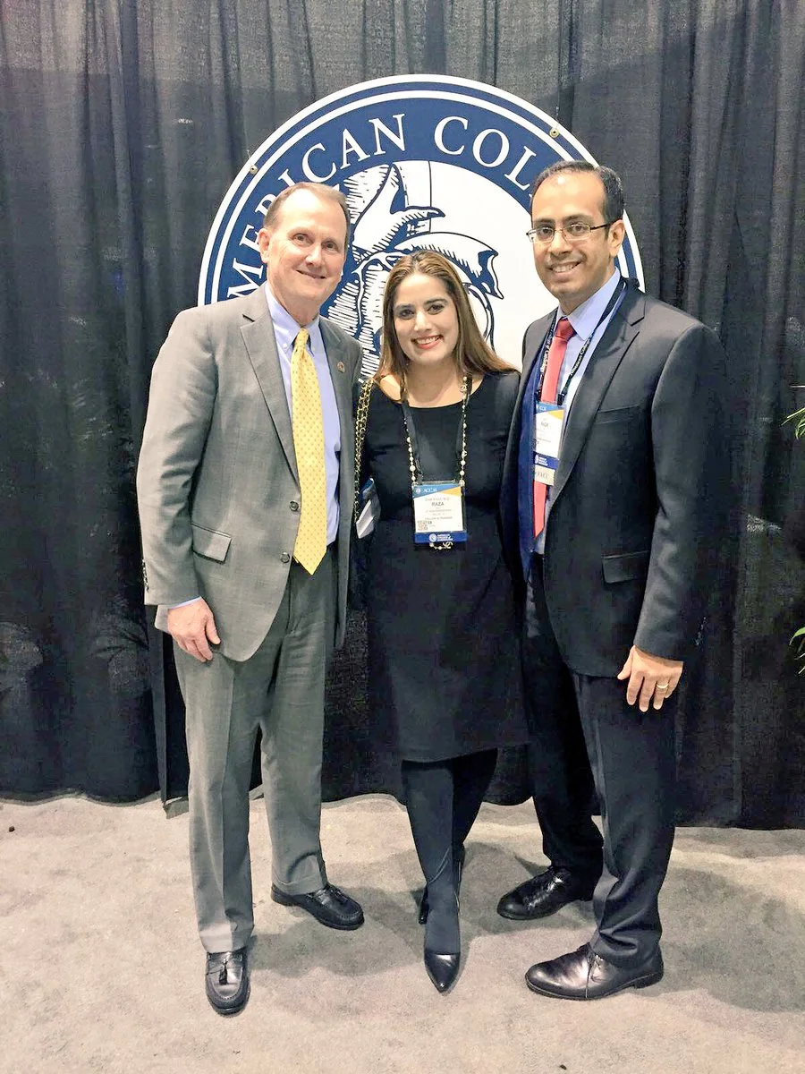 Dr Sam with President of American College of Cardio.jpg