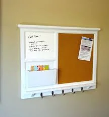 Have a communication central. Somewhere you can post whose day it is, or the full schedule. And just like you would in your kitchen have a “to - buy” list. If you are the one to use the last of something, jot it down.