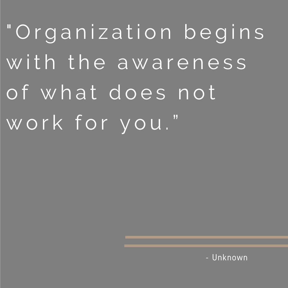 Paying attention to what is the root cause of the spaces you are struggling with is step one. Let us help you identify, plan and implement systems that WILL work for you!