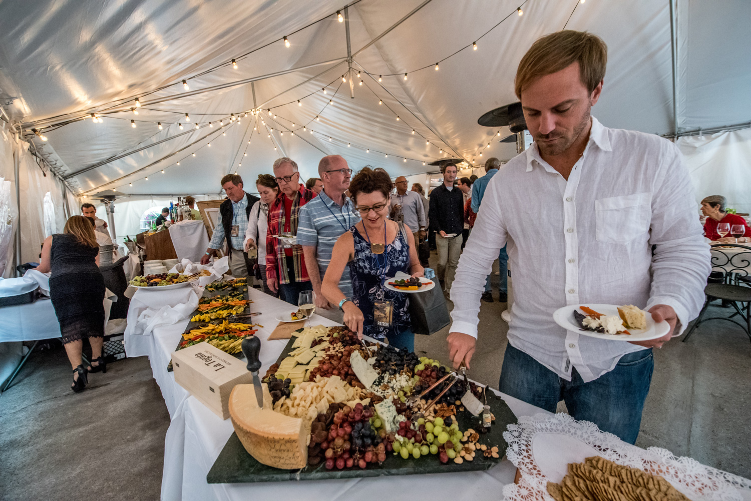 Patrons can enjoy a luxurious opening reception to kick off the festival. 