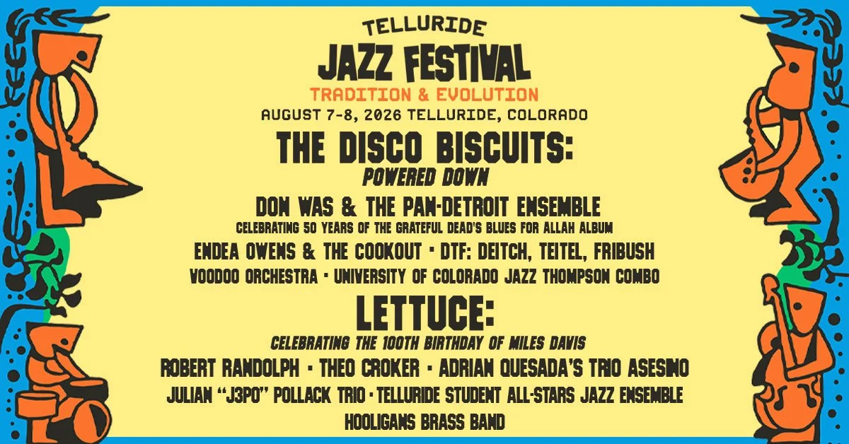 Telluride Jazz Festival 2026 Lineup