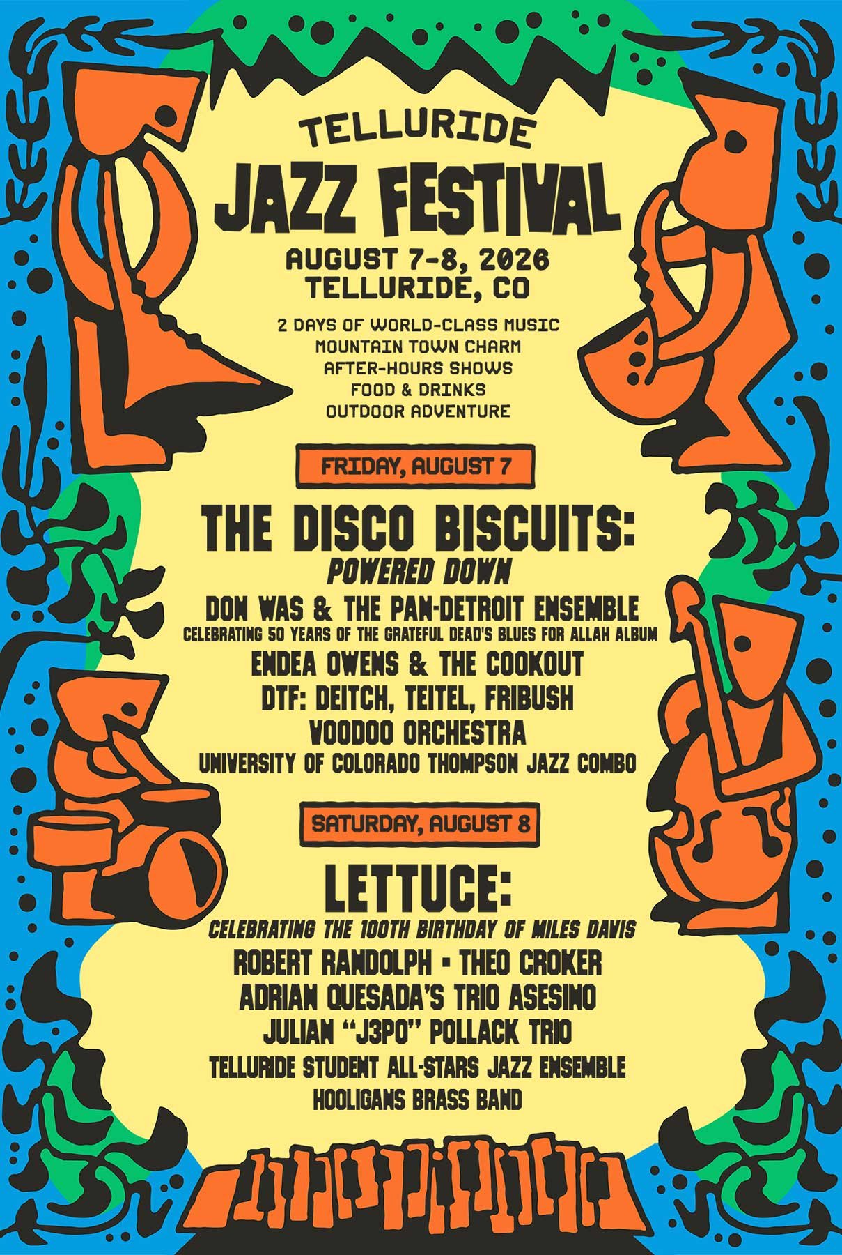 Telluride Jazz Festival - 2026 Lineup