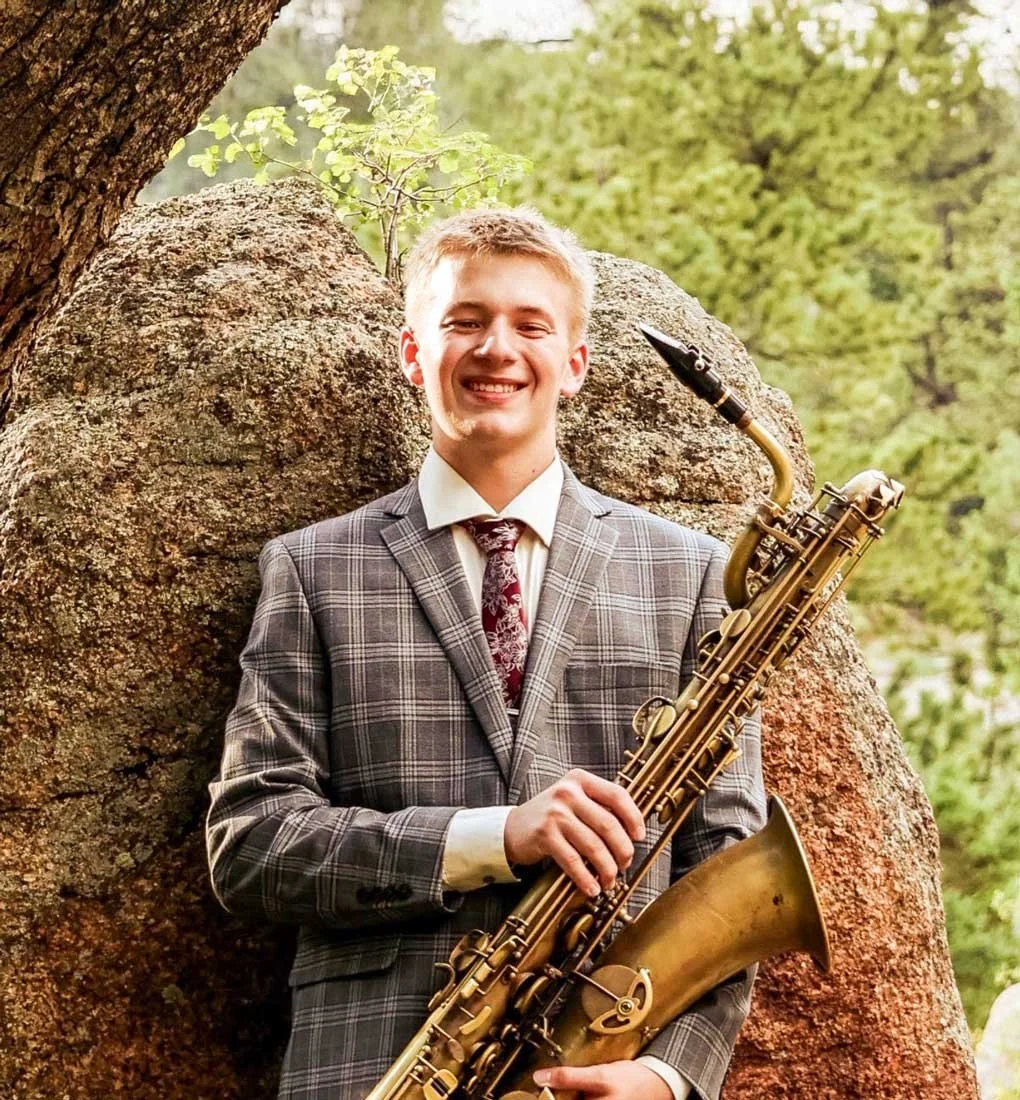 Austin Fuchs, baritone saxophone, 2026 Telluride Student All-Star Jazz Ensemble