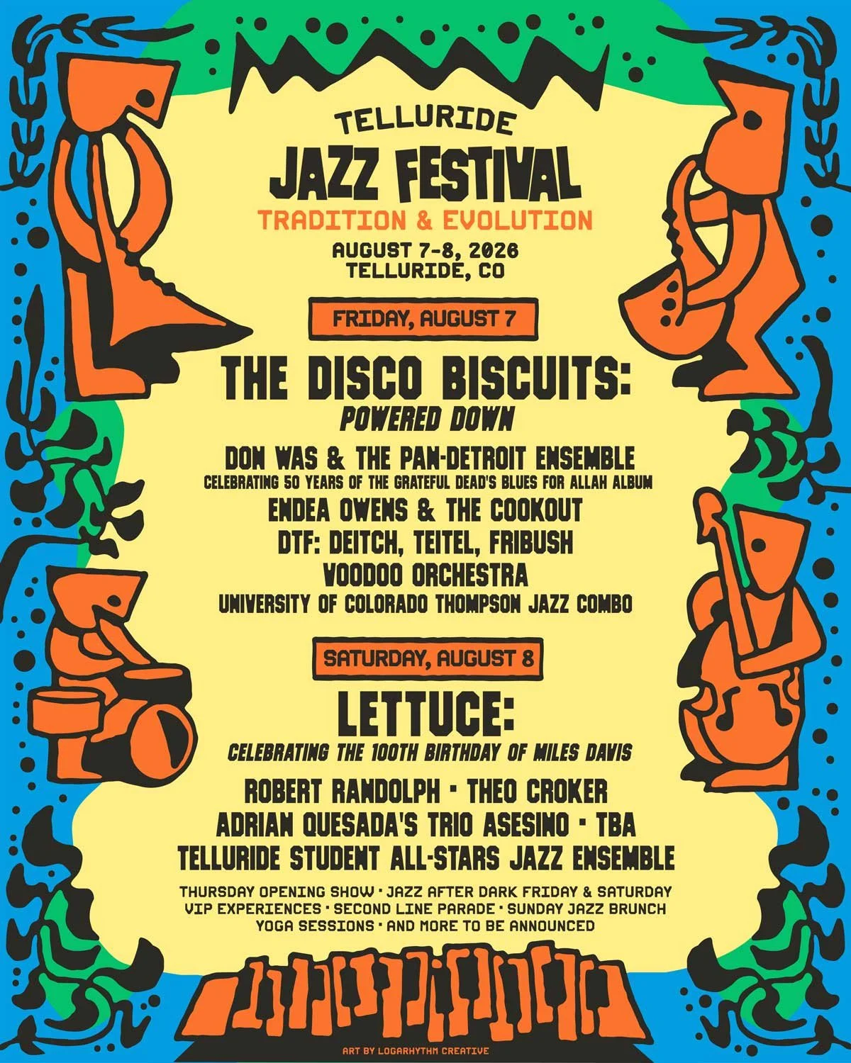 Telluride Jazz Festival 2026 Lineup