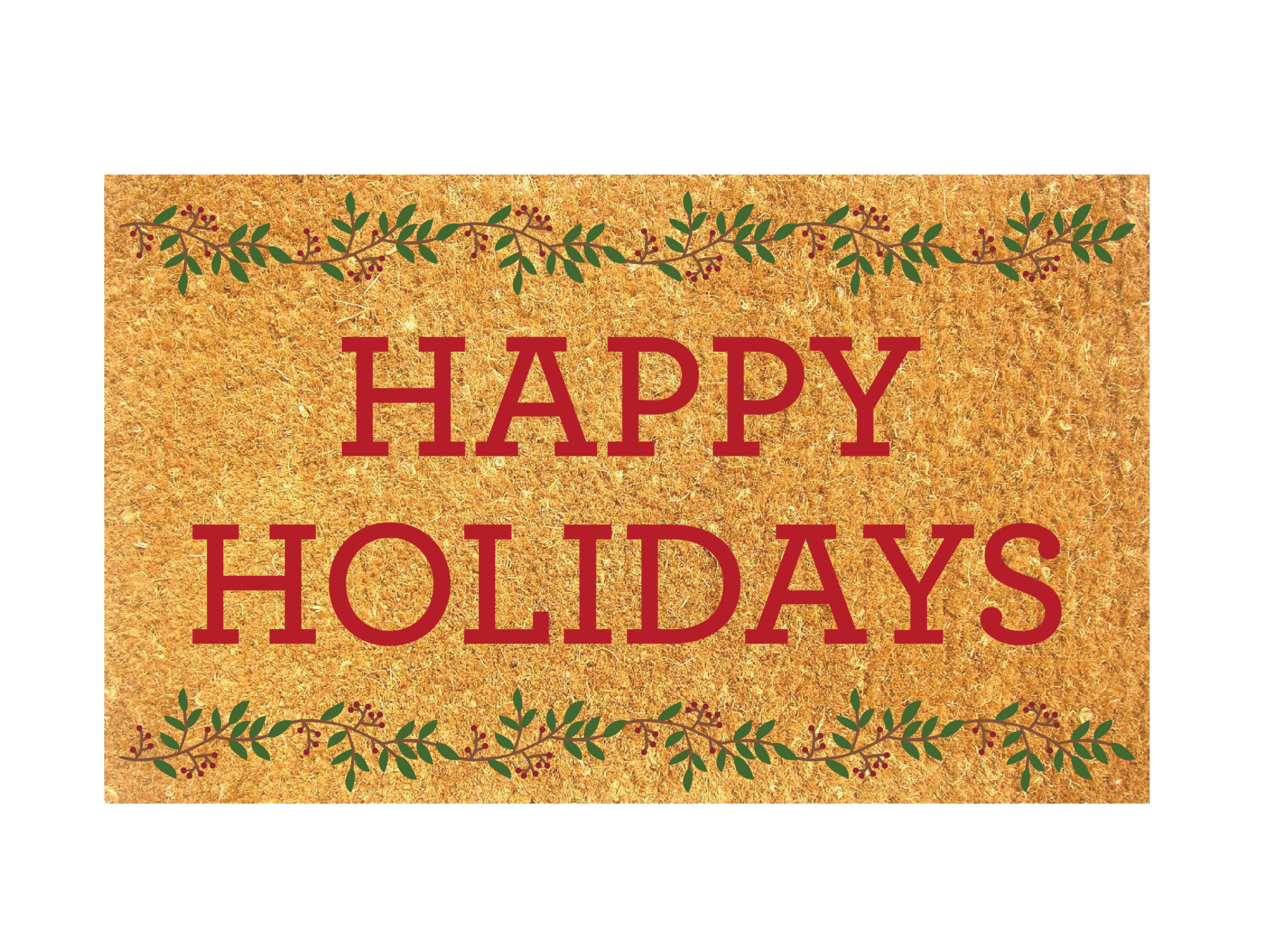 Holiday Natural Sisal Doormat
