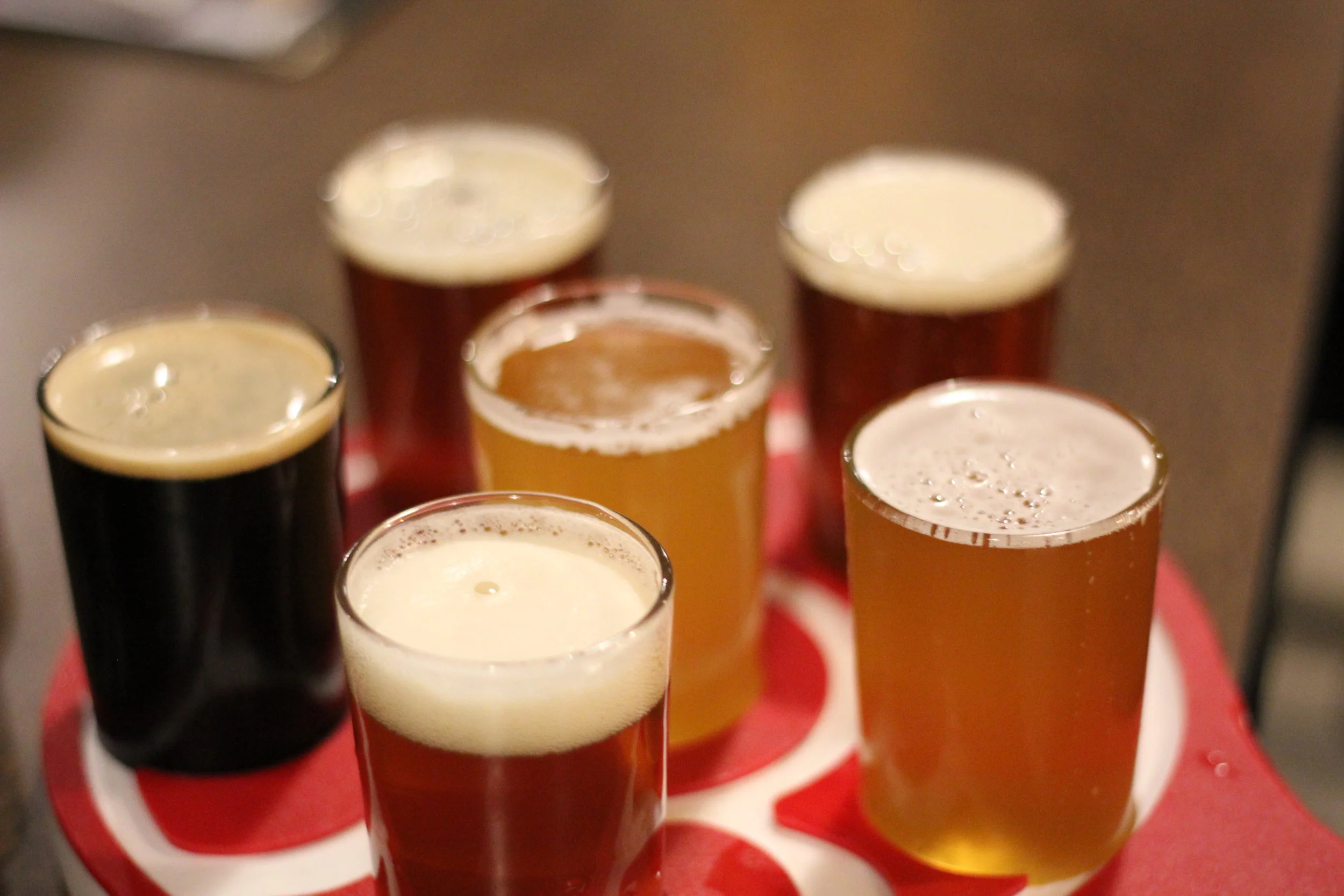 Urban Growler offers an array of brews on tap. My personal favorite was the Cowbell Cream Ale. But if you struggle with choice, they do a great flight!