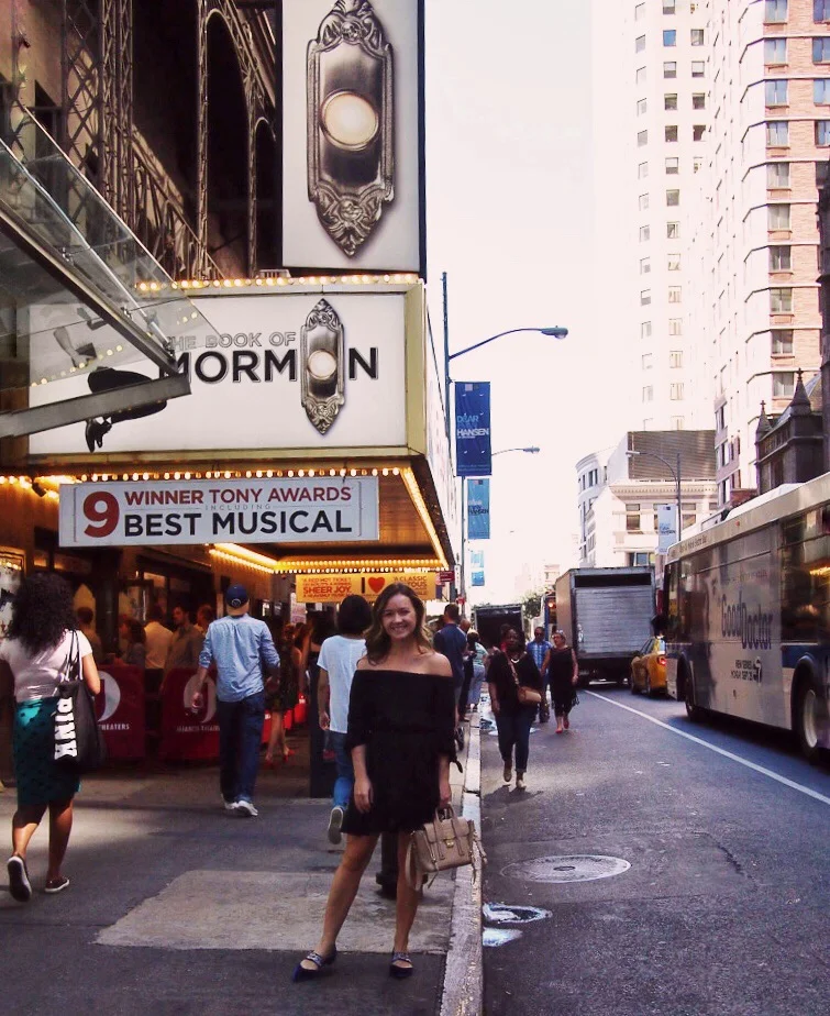 Had to get a shot outside the theater! #tourist