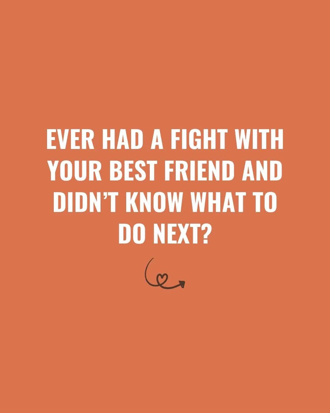 Friendship isn&rsquo;t always easy. Sometimes, the people we care about the most are the ones we clash with the hardest 💔

When that happens, take a step back and invite God into the situation. Ask Him to soften your heart, give you wisdom, and help