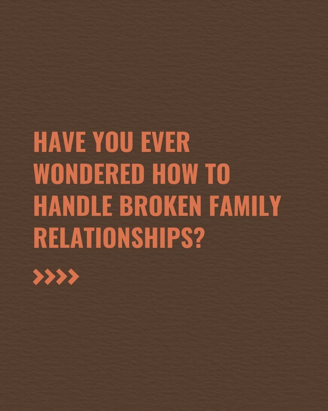 Family relationships can be complicated &mdash; and it&rsquo;s okay to admit that. 💭 You can forgive, love, and still set boundaries that protect your peace.  Even when people let you down, God never will. He can heal what&rsquo;s been broken and re