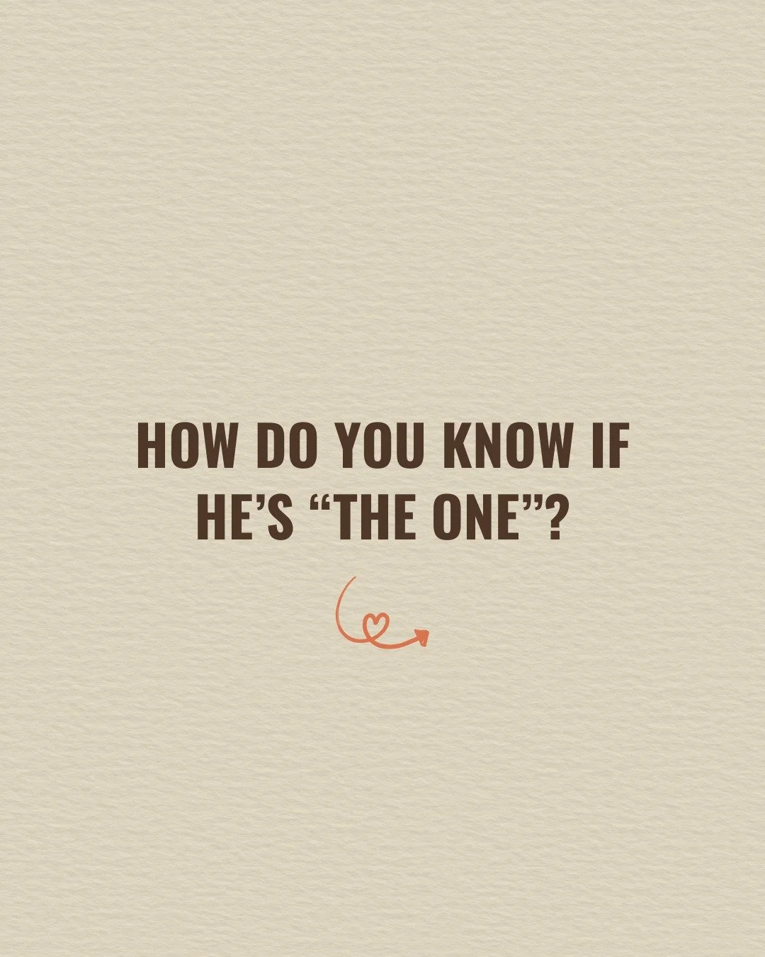 We romanticize &ldquo;the one&rdquo; a lot. 💭 But peace, respect, and shared faith matter more than chemistry alone.

God&rsquo;s plan for relationships isn&rsquo;t chaos. It&rsquo;s growth, safety, and purpose. If you&rsquo;re unsure, pray for clar