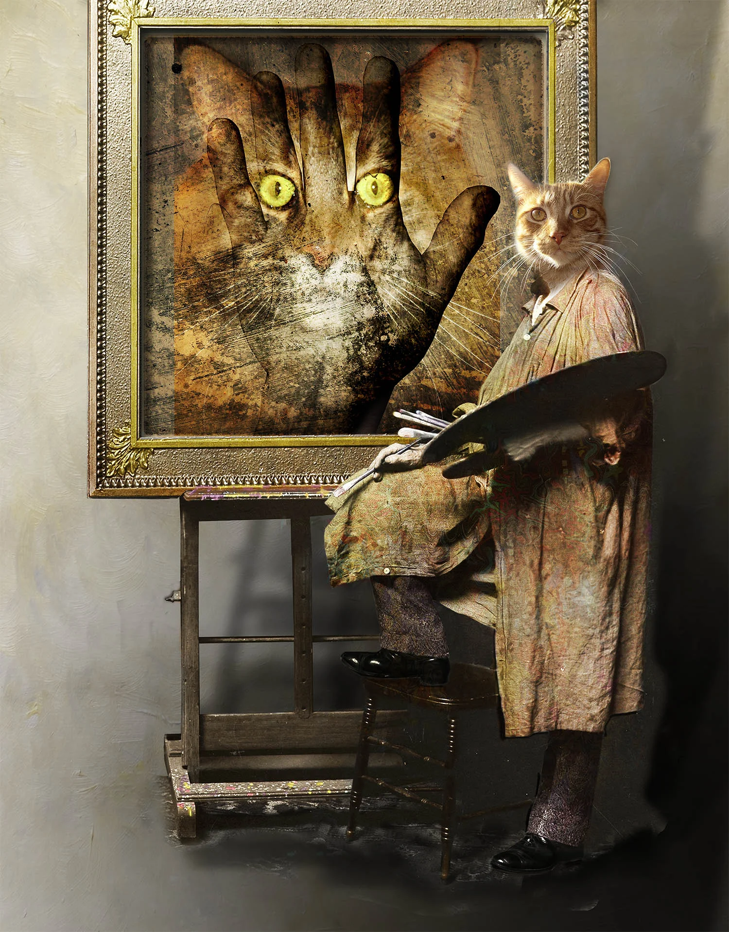 Self Portrait with Hand
