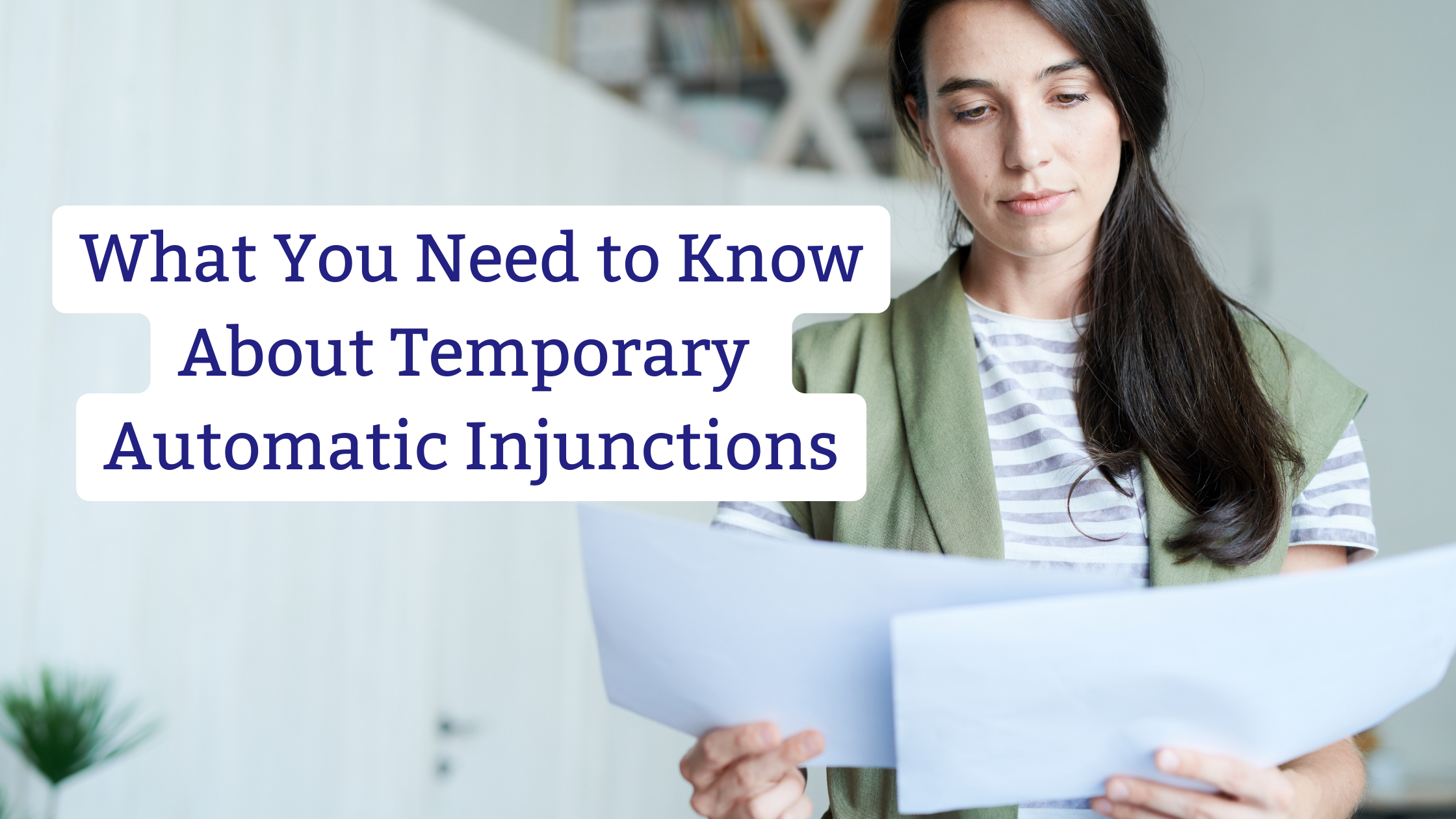 What Is a Temporary Automatic Injunction in a Colorado Divorce or Custody Case?