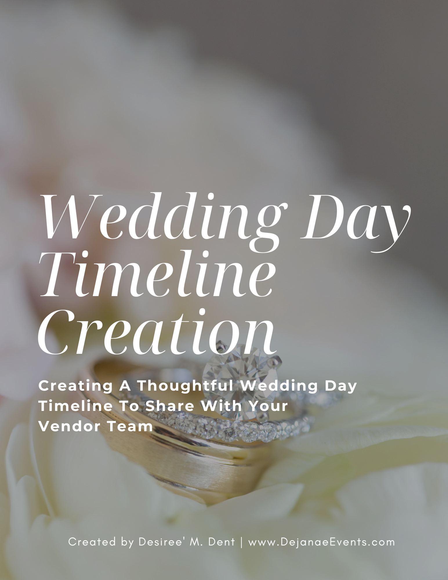 Wedding Day Timeline Creation