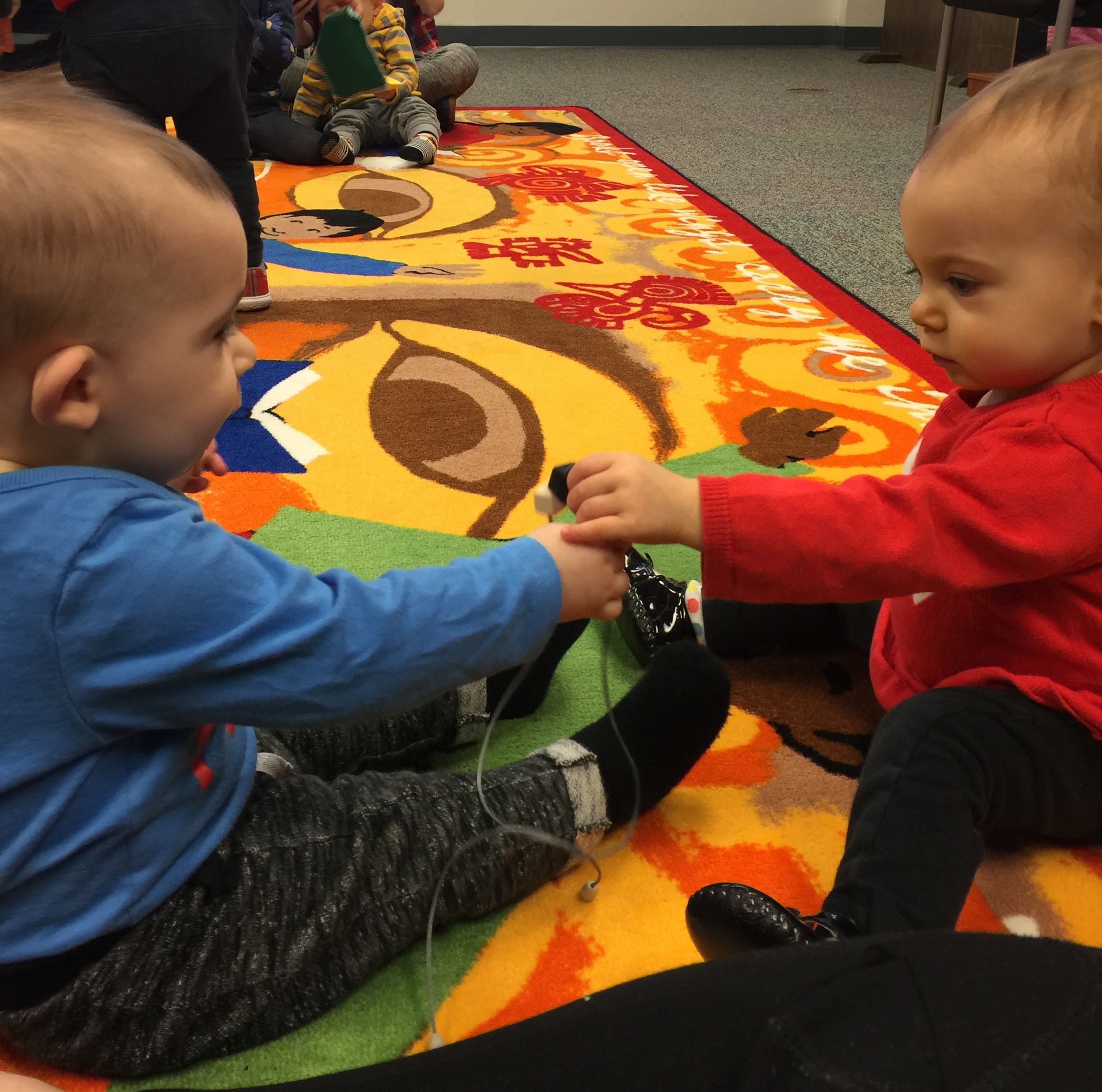 Making friends at Mother Goose