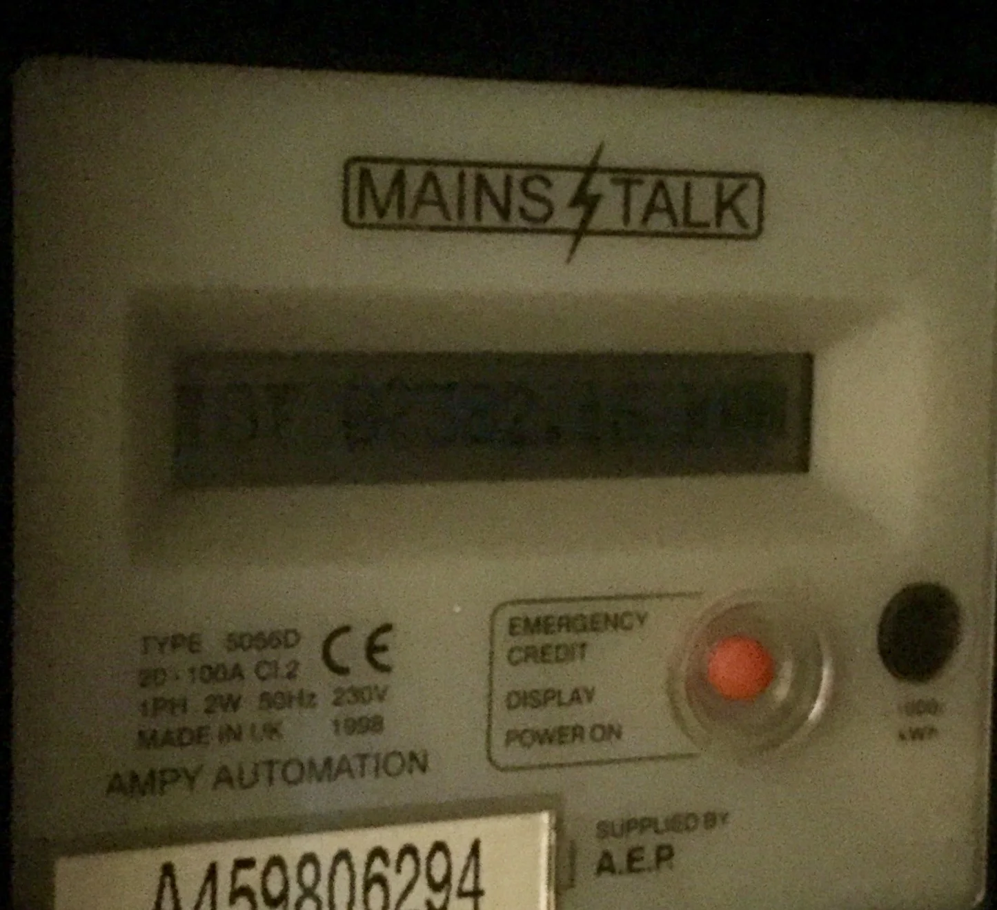 Reading your electricity meter