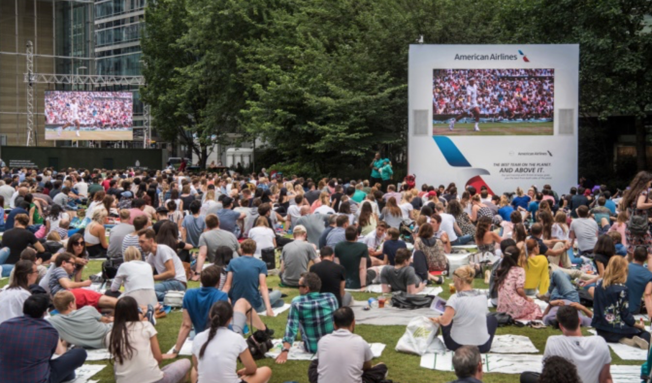 Summer in Canary Wharf