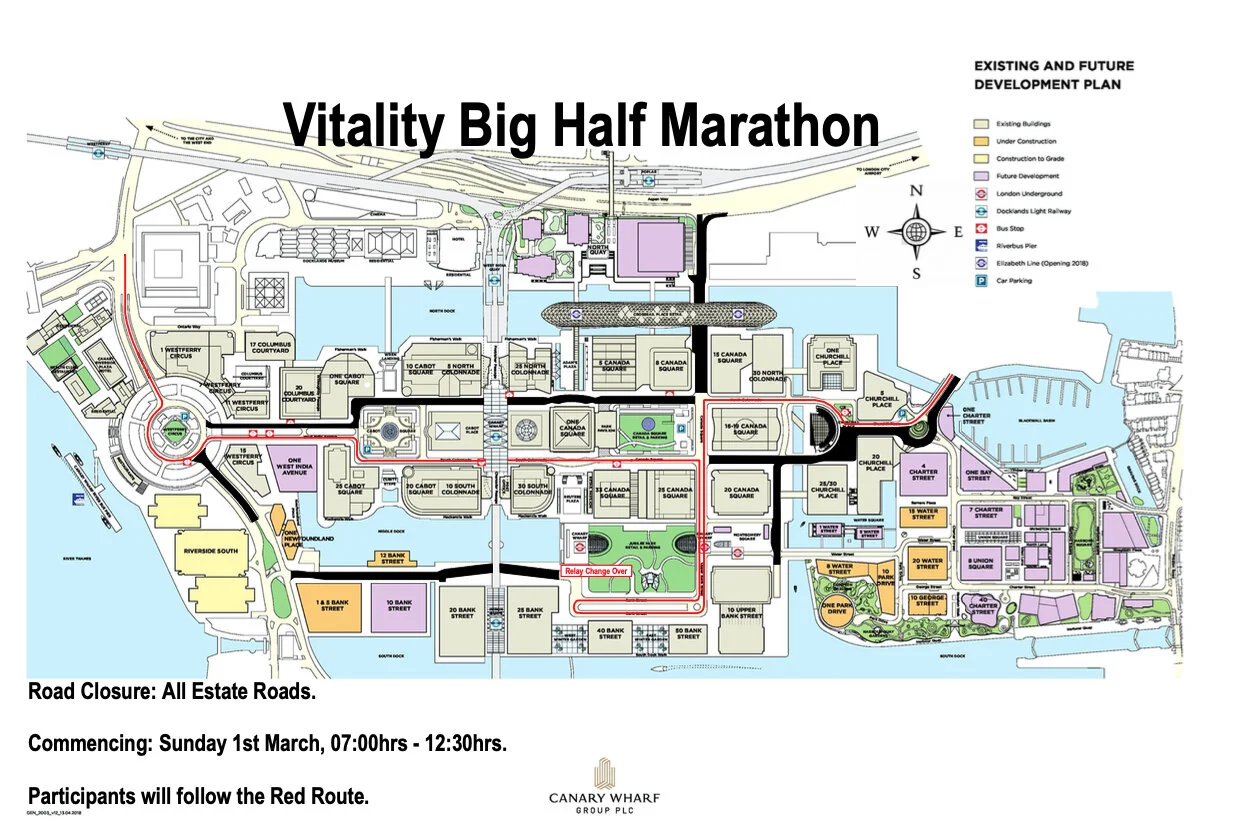 Sunday March 1st - road closures 