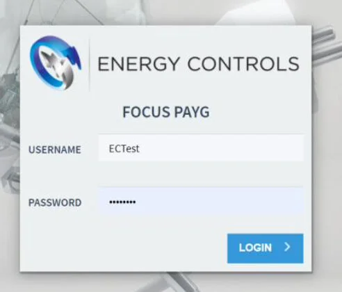 Smart electricity meters - online portal