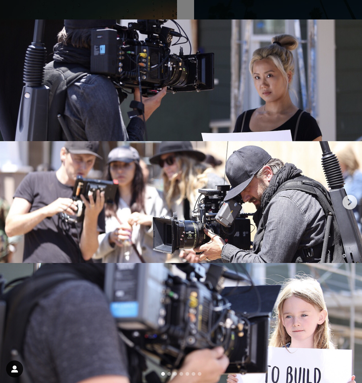 Onset of 'Lowes' commercial. Photo by B. Alyssa Trofort