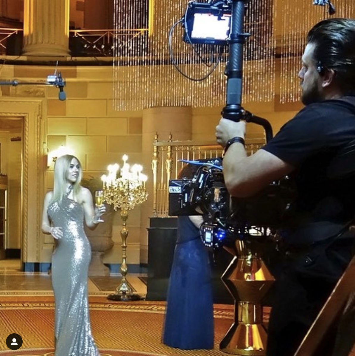 Operating Low Mode on steadicam onset of SNL commercial ‘Complacent’ ft. Scarlett Johansson