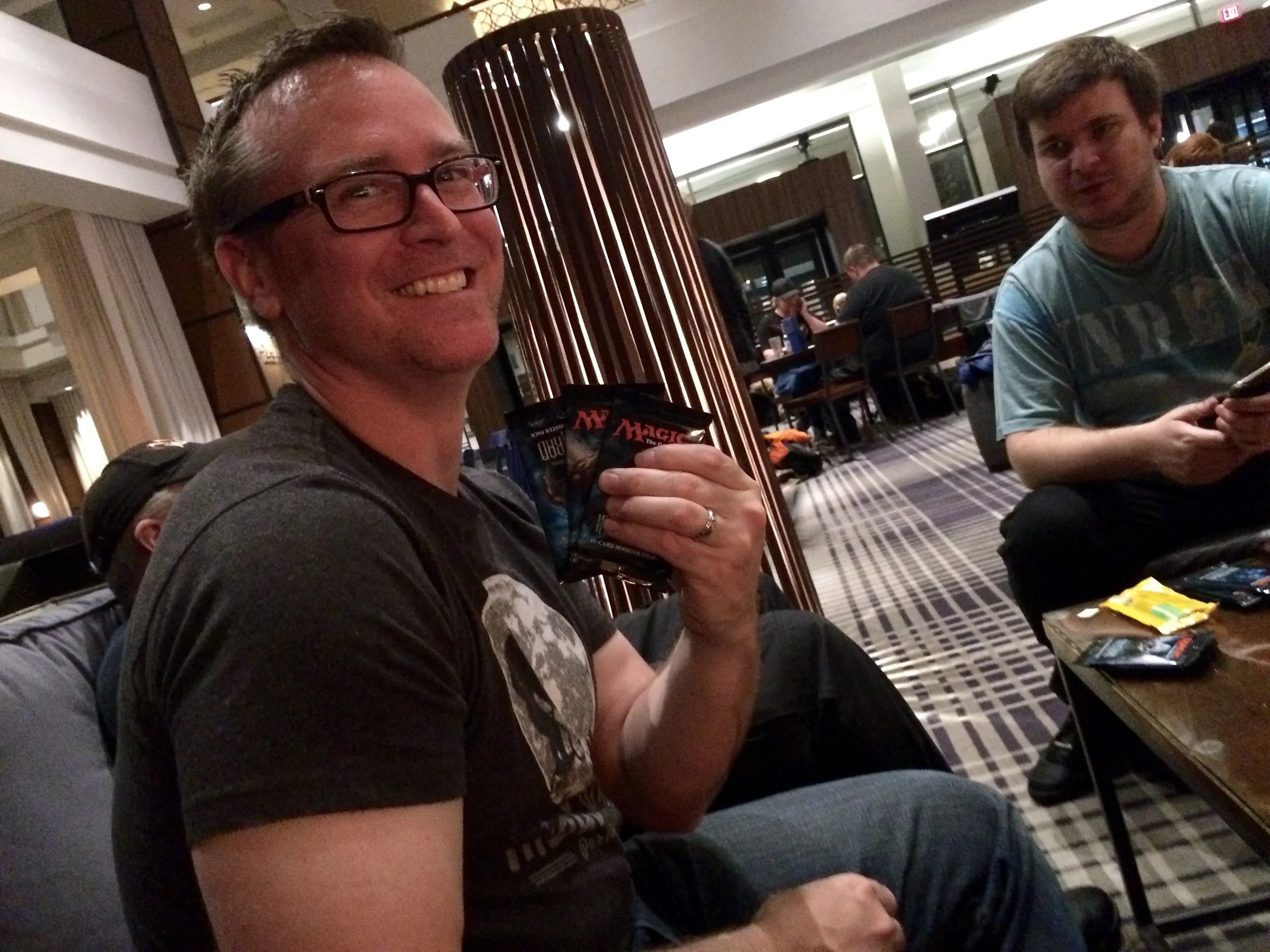 Playing magic after the event in Minneapolis