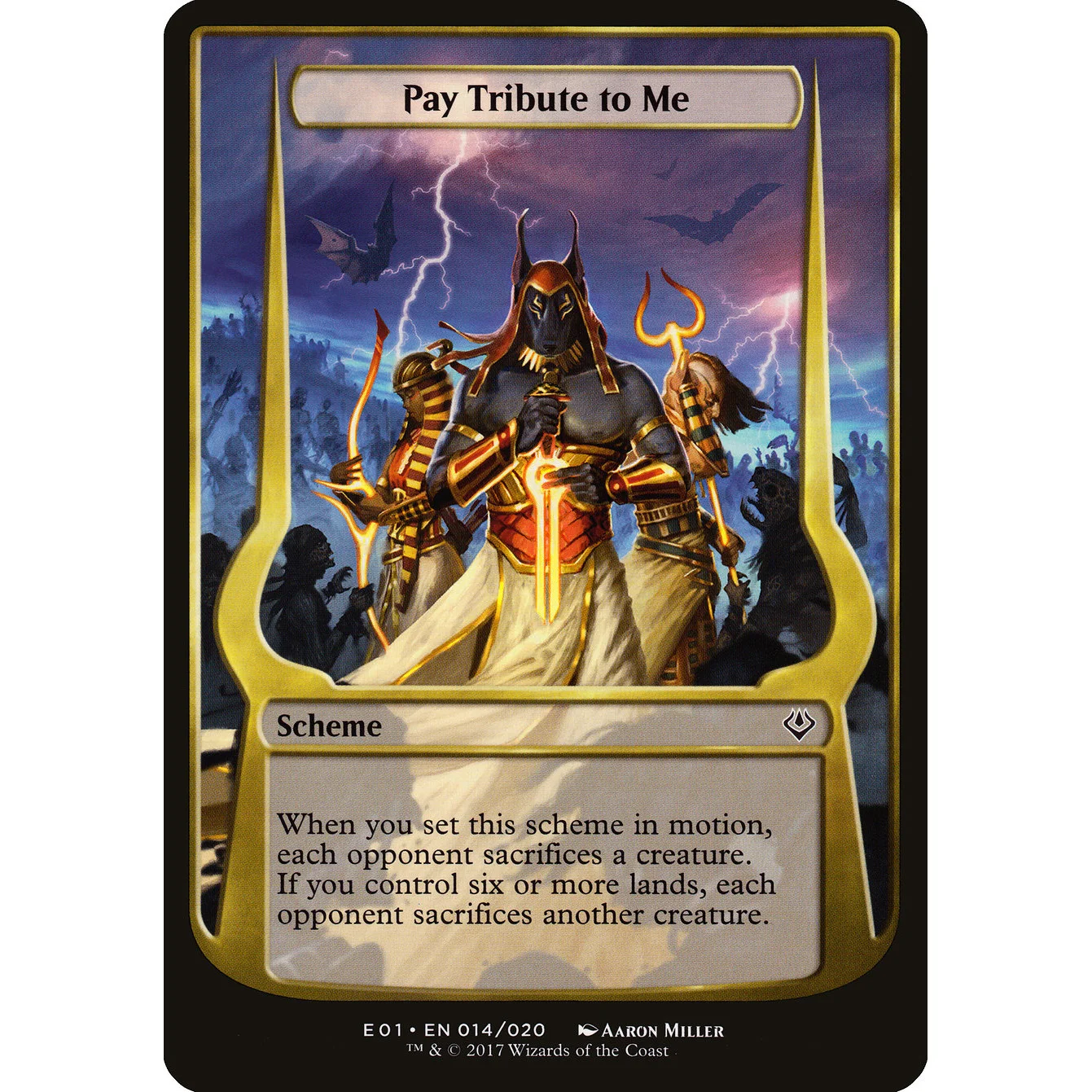 PAY TRIBUTE TO ME ARTIST PROOF - OVERSIZED — Aaron Miller Fantasy Art  Illustration