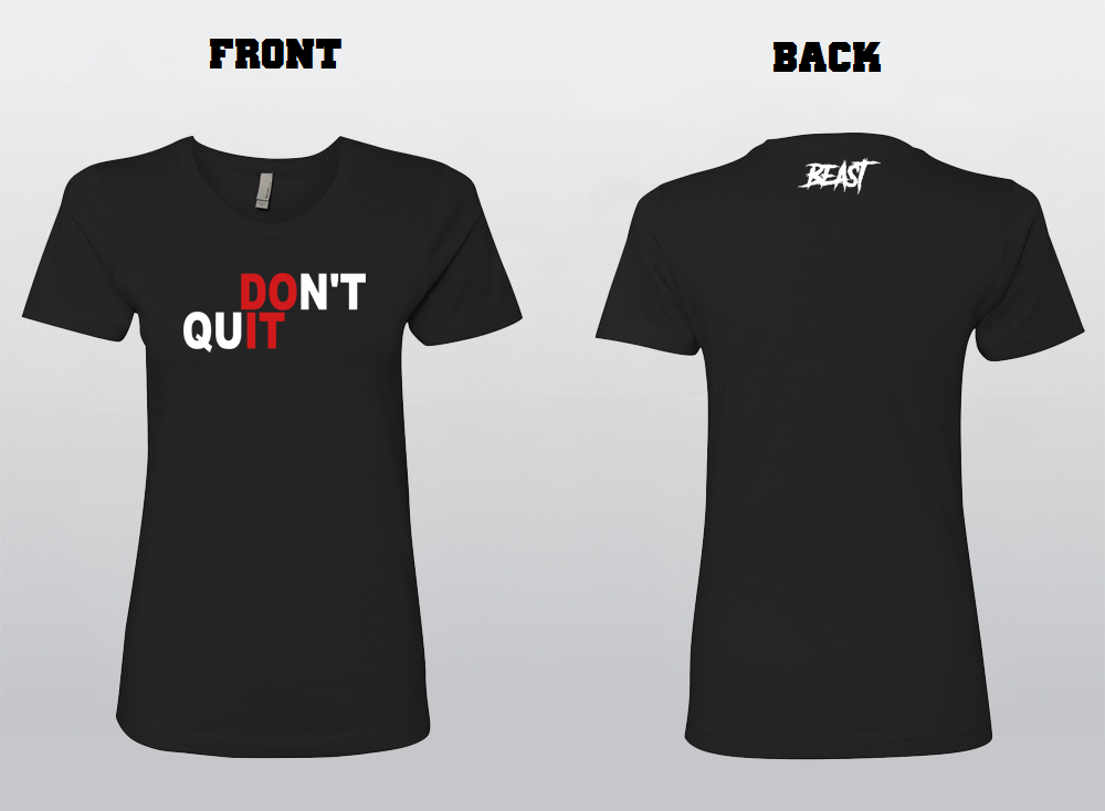 P.A. Don't Quit Women's Fitted Shirt