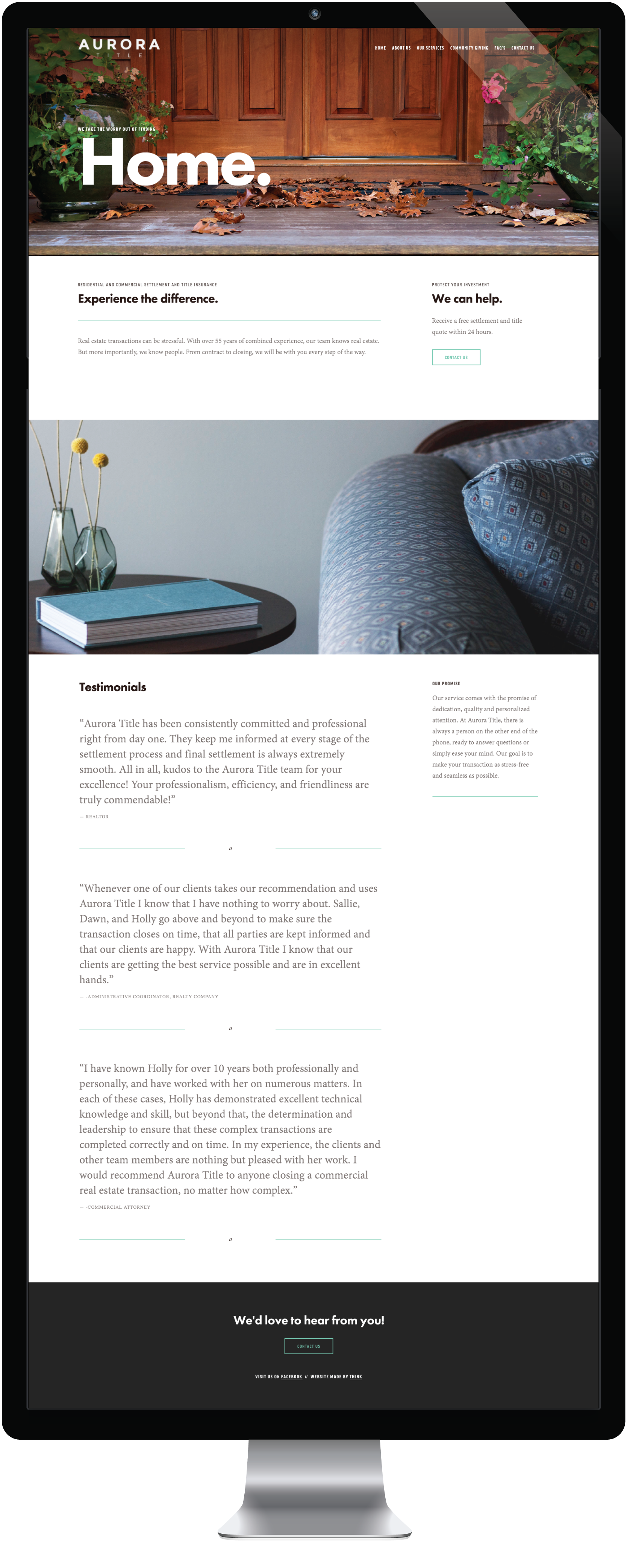   Explore the full website at  auroratitleva.com     