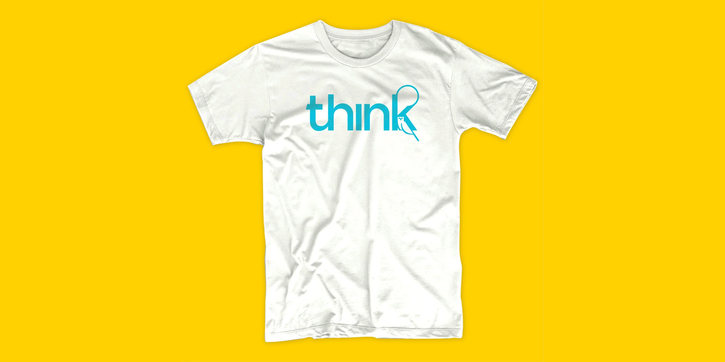   Mmm…&nbsp;a soft, new think tee.&nbsp; Brand launch promotional items are available at  society6.com .   