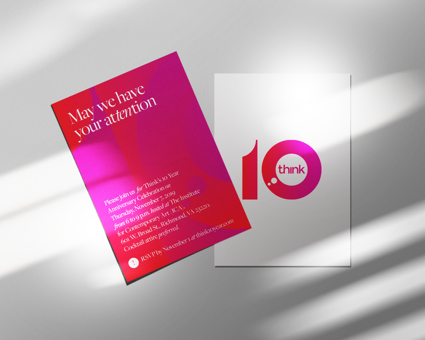 Printed Invitation – Direct Mail