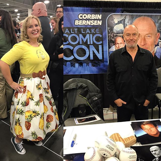 Best pineapple psycho at Salt Lake City Comic Con. Thanks SLC! #salt lakecitycomiccon #saltlakecity #psychos #psychthemovie