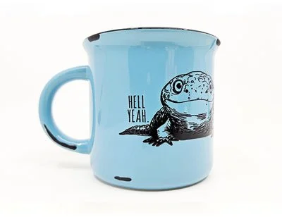 Hellbender Hell Yeah 15oz Coffee Mug - Blue