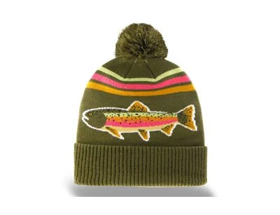 Rainbow Trout Knit Beanie