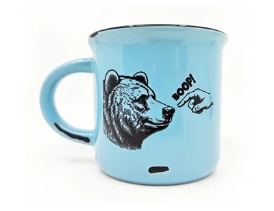 Bear Boop! 15oz Coffee Mug - Blue
