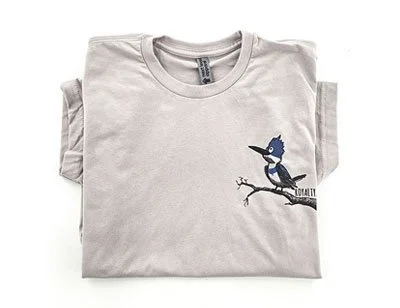Royalty Kingfisher Tee (Light Grey)