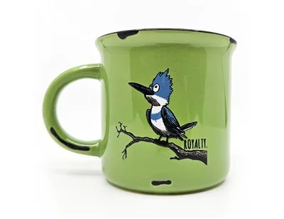 Belted Kingfisher - Royalty 15 oz. Coffee Mug
