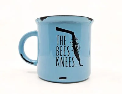 Bees Knees 15oz Coffee Mug - Blue